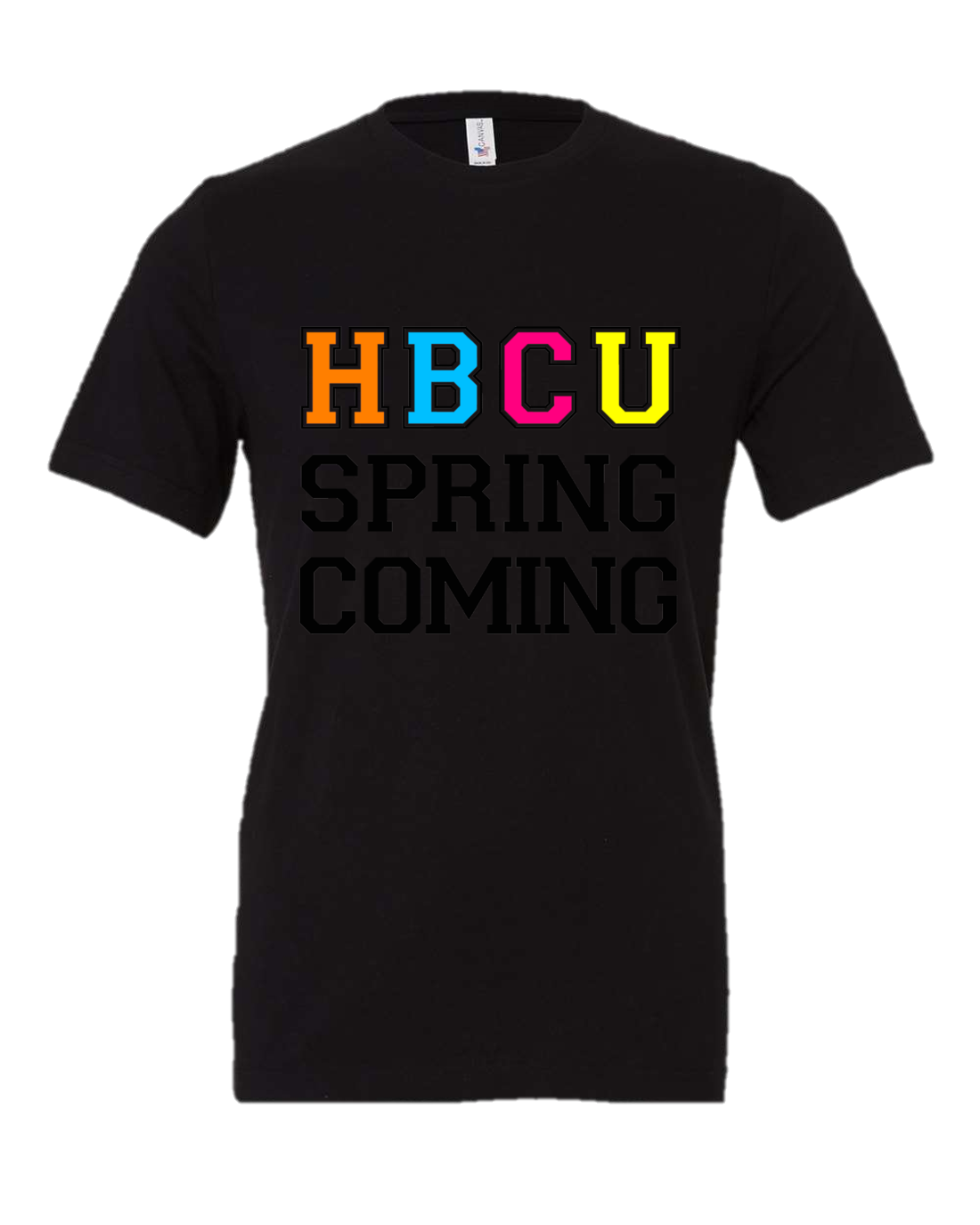 Black HBCU SpringComing crewneck t-shirt